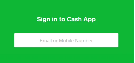 Cash App sign up