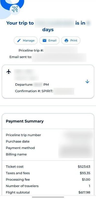 priceline booking